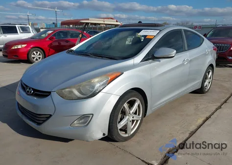 2013 Hyundai Elantra Limited from USA, damaged, VIN 5NPDH4AE5DH205060